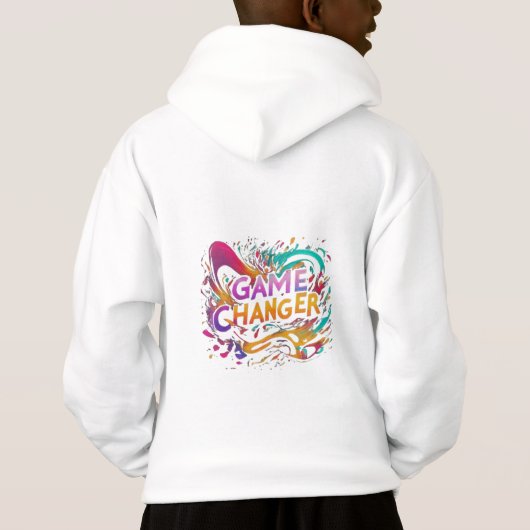 Kinderen Pullover Hoodie - Game Changer (Achterkant)