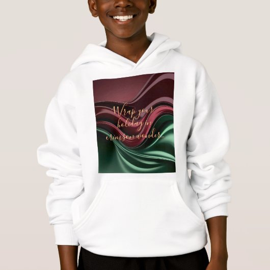 Kinderen pullover hoodie in stijlvolle grafische a (Voorkant)