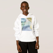 Kinderen pullover hoodie in stijlvolle grafische a (Voorkant volledig)