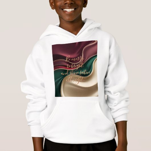 Kinderen pullover hoodie in stijlvolle grafische a (Voorkant)