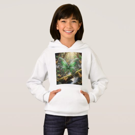 Kinderen pullover met capuchon (Voorkant volledig)