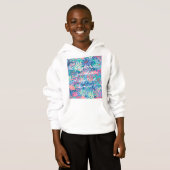 Kinderen pullover trui in stijlvolle grafische pri (Voorkant volledig)