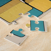 Kinderen puzzel met geschenkdoos (Zijkant)