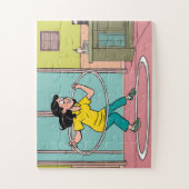 Kinderen puzzel met geschenkdoos (Verticaal)