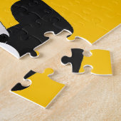 Kinderen Puzzel Panda Op Het Strand (Zijkant)