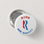 KINDEREN R VOOR ROMNEY RONDE BUTTON 3,2 CM (Voorkant /achterkant)