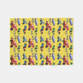 Kinderen Race Auto Deken (Voorkant (Horizontaal))