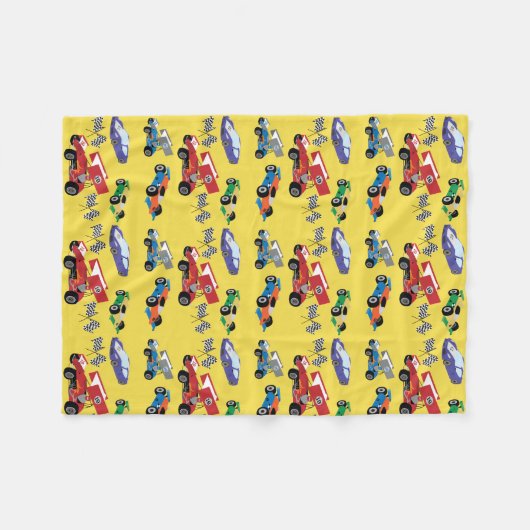 Kinderen Race Auto Deken (Voorkant (Horizontaal))