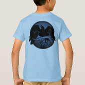 Kinderen Raven Jacket Hoodie Kinderen Raven Art Ja T-shirt (Achterkant)