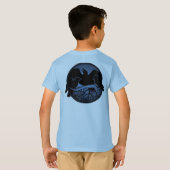 Kinderen Raven Jacket Hoodie Kinderen Raven Art Ja T-shirt (Achterkant volledig)