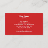 Kinderen Red Wagon Visitekaartjes (Achterkant)