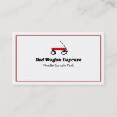 Kinderen Red Wagon Visitekaartjes (Voorkant)