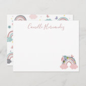 Kinderen Regenboog Briefkaart (Voorkant / Achterkant)