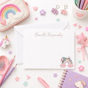 Kinderen Regenboog Briefkaart