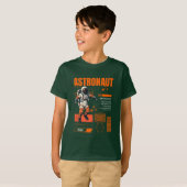 Kinderen Retro Astronaut Ruimte Verkenner T-Shirt (Voorkant volledig)