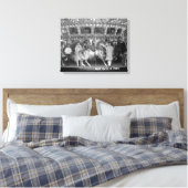 Kinderen rijden karrousel, 1925 canvas afdruk (Insitu (Slaapkamer))