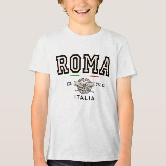 Kinderen Roma Italië Est 753 BC Vintage Varsity Tri-Blend Shirt