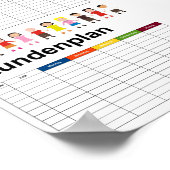 Kinderen / Rooster Poster (Hoek)