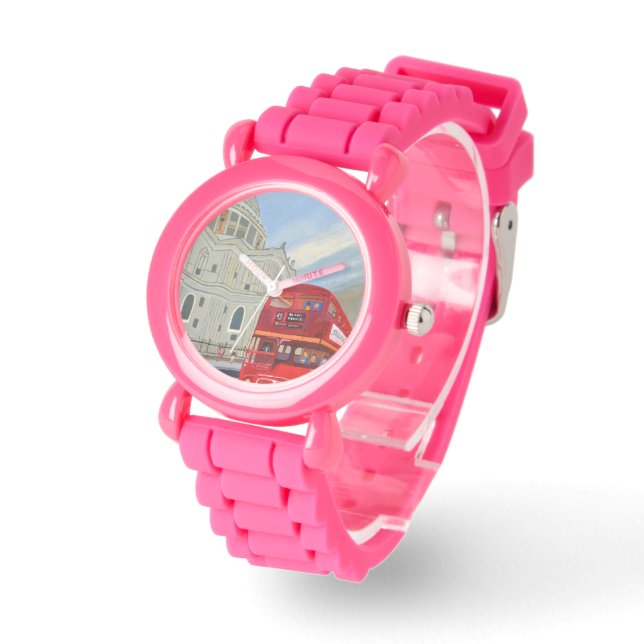 Kinderen Roze Glitter Riem Horloge (Hoek)