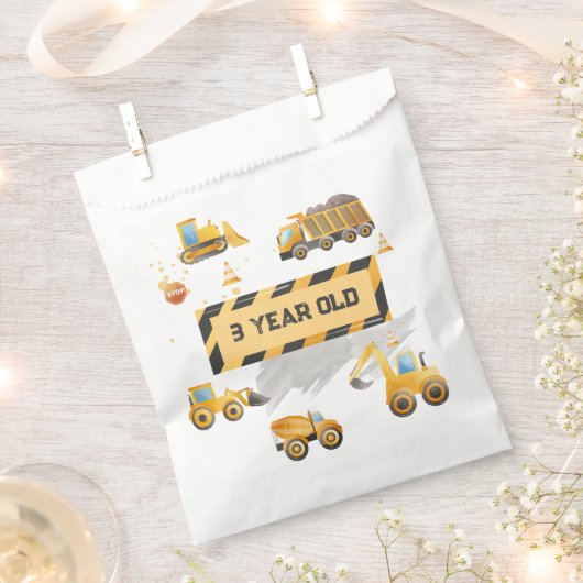 Kinderen Schattige Bouwjaar Bedankzakje (Geknipt)