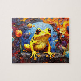 Kinderen Schattige Funny Frog Collectie Legpuzzel