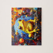 Kinderen Schattige Funny Frog Collectie Legpuzzel (Verticaal)
