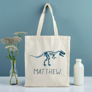 Kinderen Schattige T-Rex Dinosaurus Fossiel Jongen Tote Bag