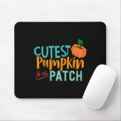 Kinderen Schattigee pompoen in de patch Fun Herfst Muismat (Met muis)
