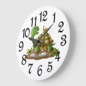 Kinderen Schildpad Acryl Wandklok (Hoek)
