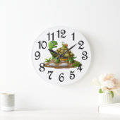 Kinderen Schildpad Acryl Wandklok (Huis)
