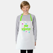 Kinderen Schort van Gekke Wetenschapper (Gedragen)