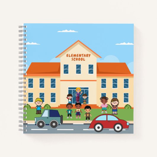 Kinderen Schrijfboek Handschrift Notitieboek (Voorkant)