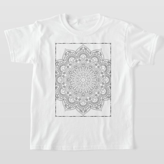Kinderen Shirt Patroon (Mandala) (Laagn)
