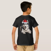 Kinderen Siberische Husky Hond Liefhebber Grappig T-shirt (Achterkant volledig)