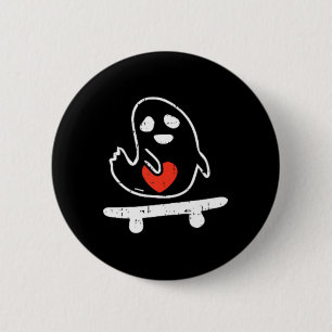 Kinderen Skateboard Geest Hart Valentijnsdag Skate Ronde Button 5,7 Cm