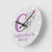 Kinderen Slaapkamer Klok met naam Catherine (Hoek)