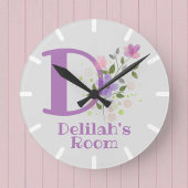 Kinderen Slaapkamer Klok met naam Delilah