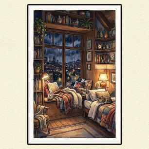 Kinderen Slaapkamer Muurposter Serie (Op verzoek) Poster