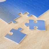 Kinderen Sneeuwman Puzzel met Gepersonaliseerde Na (Zijkant)