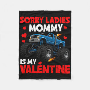 Kinderen sorry dames mama is mijn Valentijnsdag pe Fleece Deken