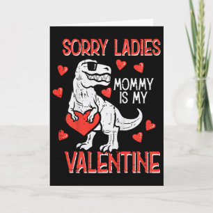 Kinderen Sorry Dames Moeder Valentijnsdag Dino Tre Kaart