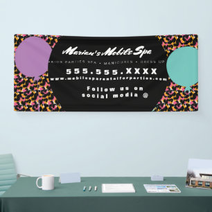 Kinderen Spa Bus Feest Verhuur Bedrijf Spandoek