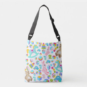 Kinderen Speelgoed patroon met Teddy Bear Crossbody Tas