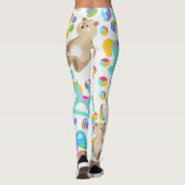 Kinderen Speelgoed patroon met Teddy Bear Leggings (Achterkant)