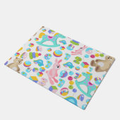 Kinderen Speelgoed Patroon Met Teddybeer Deurmat (Schuin)