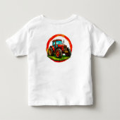 Kinderen speelgoed tractor kinder shirts (Achterkant)