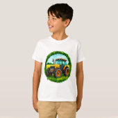 Kinderen speelgoed tractor t-shirt (Voorkant volledig)