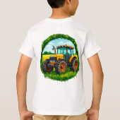 Kinderen speelgoed tractor t-shirt (Achterkant)