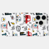 Kinderen Speels Vervoer Patroon Case-Mate iPhone Case (Achterkant (horizontaal))