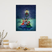 KINDEREN SPELEN DOOR SHARON SHARPE POSTER (Keuken)